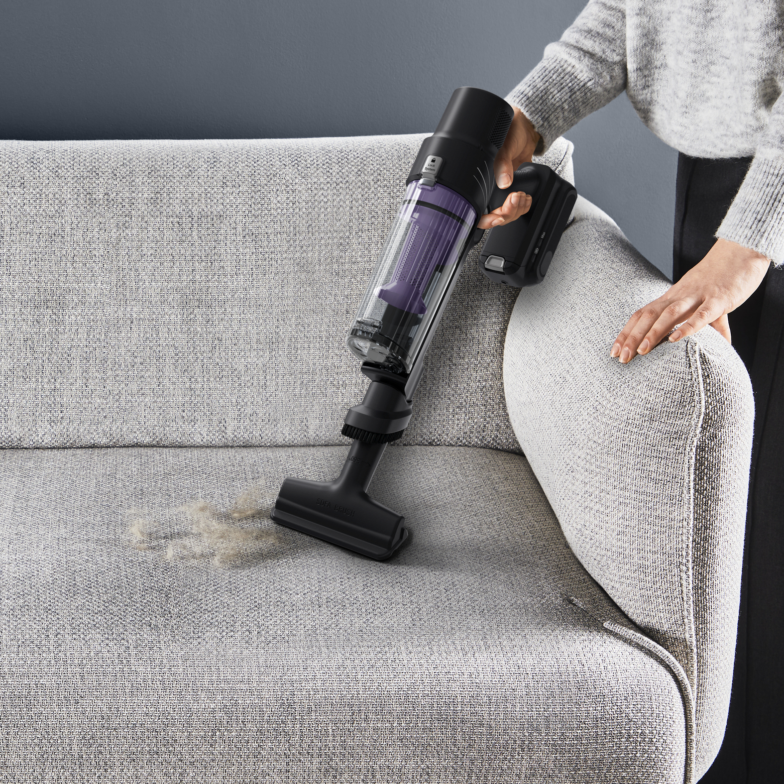 5480956 Пылесос  вертикальный  Tefal TY6А31WO  фиолетовый STDN-0136887 - Вид №5