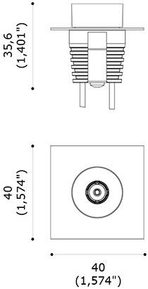 Aldabra Полувстраиваемый потолочный светодиодный светильник Phad sun-id-1368920 - Вид №2