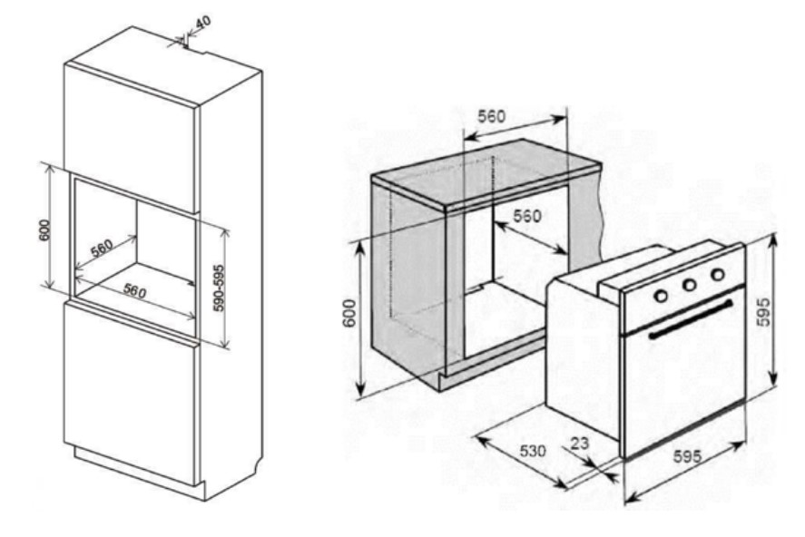 9072347 Электрический духовой шкаф LEX EDM 042 WH белый STDN-0006292 - Вид №11