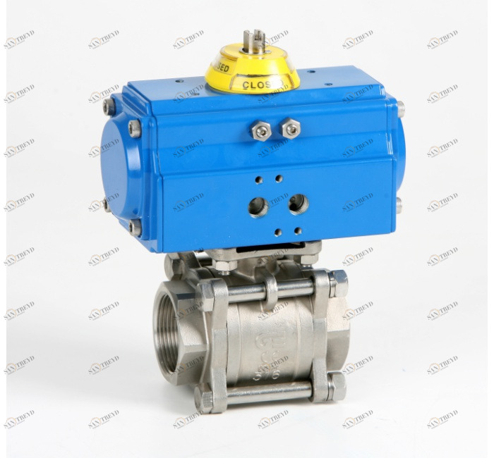 GENEBRE 5025 07 128 3PC BALL VALVE ACTUATOR PNEUM 