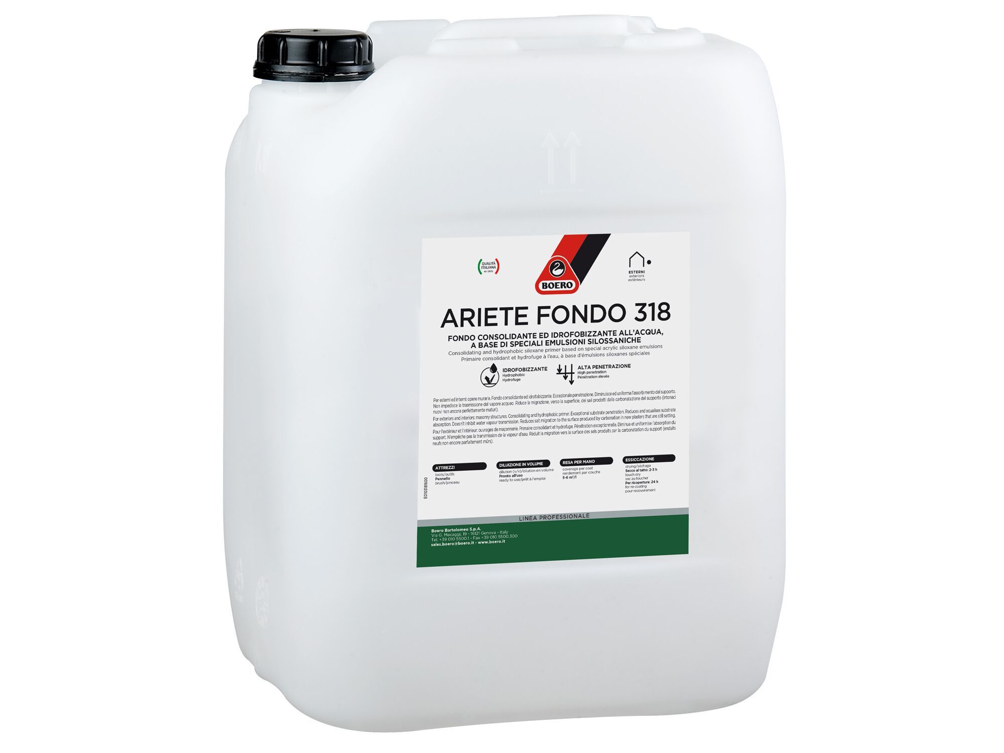 Консолидирующее и гидрофобизирующее дно Boero ARIETE FONDO 318 ARCH-00055710 - Вид №1