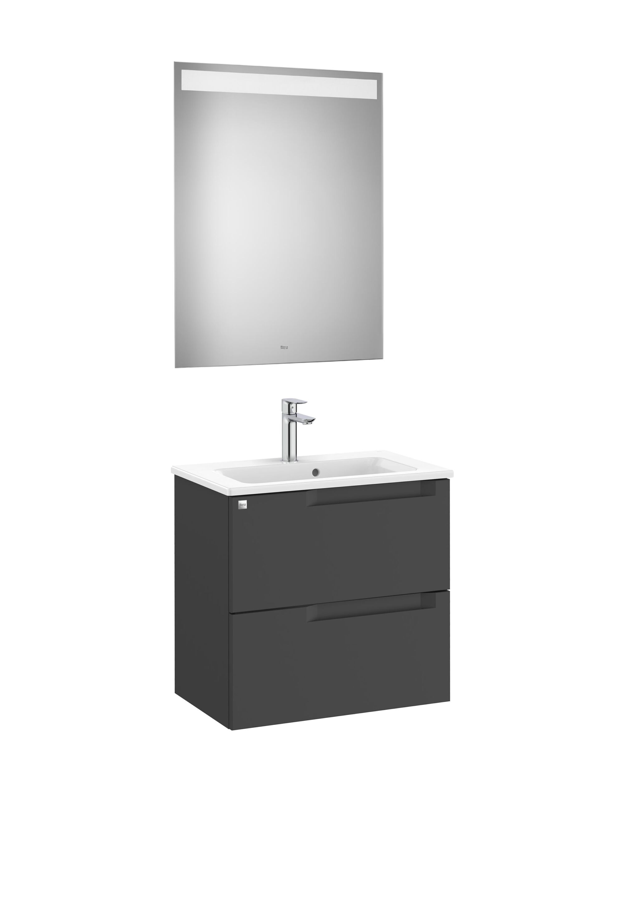 Деревянный подвесной умывальник с зеркалом Roca UNIK A85182 / A85183 / A85184 ARCH-00019858 - Вид №7