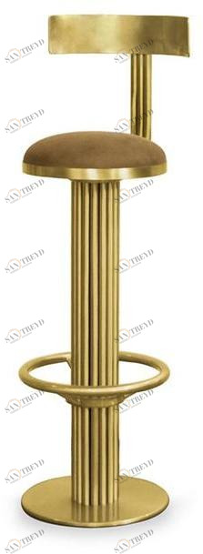Essential Home Барный стул из латуни с подставкой для ног sun-id-1475027