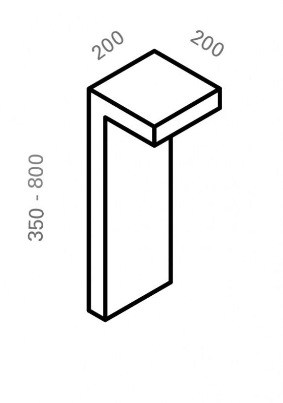 Lucifero's Светодиодный столб из бетона I-cementi sun-id-1403776 - Вид №5
