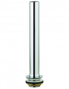 360100 000 00  Трубка сливная для мойки, Д. 50 мм, гидрозатвор 300 мм, латунь хромированная Valentin Сталь