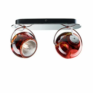 Светильник настенно-потолочный красный Fabbian D57G2303 FABBIAN  00-3882549 Красный