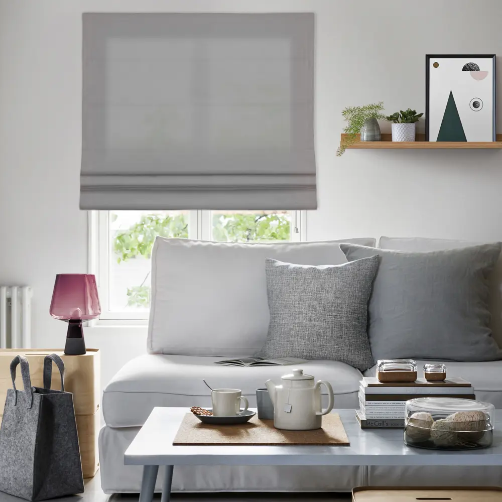 Римская штора Эскар Helena 100x175 см светло-серый STLM-2120746 - Вид №4