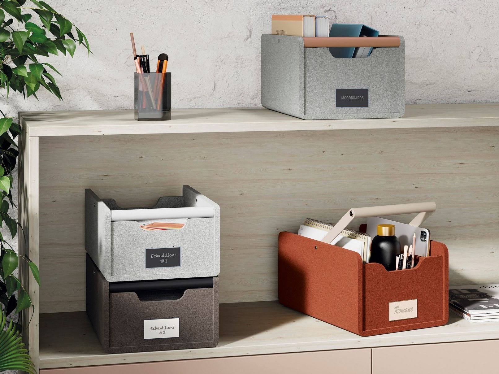 Лоток для бумаги из переработанного ПЭТ Manade BASKET ARCH-00020922