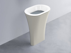 AMLA65-BL+AMPILO-BR+AMCOLO-TL Раковина Amedeo Ovale отдельностоящая cielo Enjoy + Amedeo