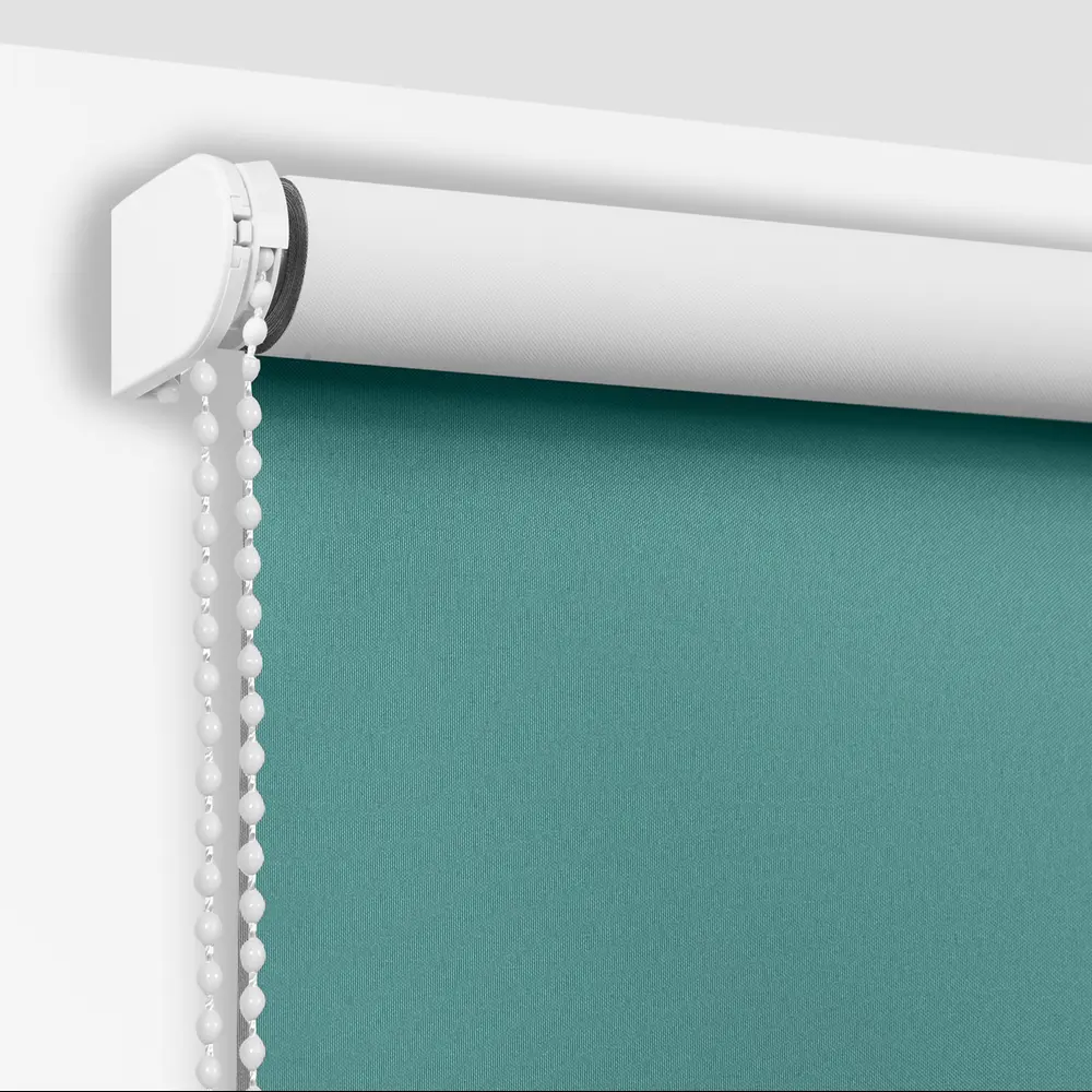 Штора рулонная блэкаут Inspire Santos 200x175 см бирюзовая Celadon 2 82692256 STLM-2038465 - Вид №2
