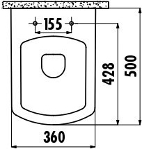 TP326-11CB00E-0000 Унитаз подвесной Creavit  - Вид №4