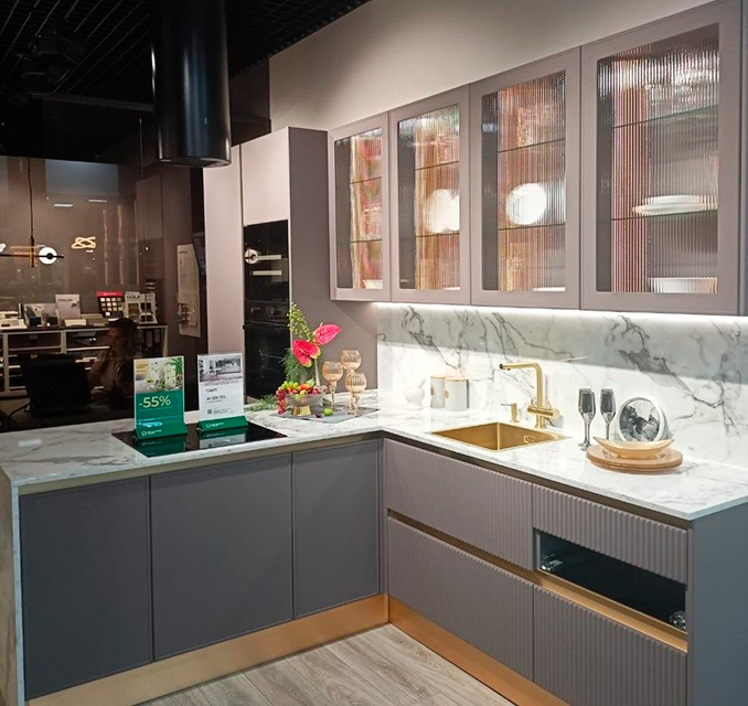 Столешницы для кухни - Мрамор бианко LIGRON LIST403 318 - Вид №7