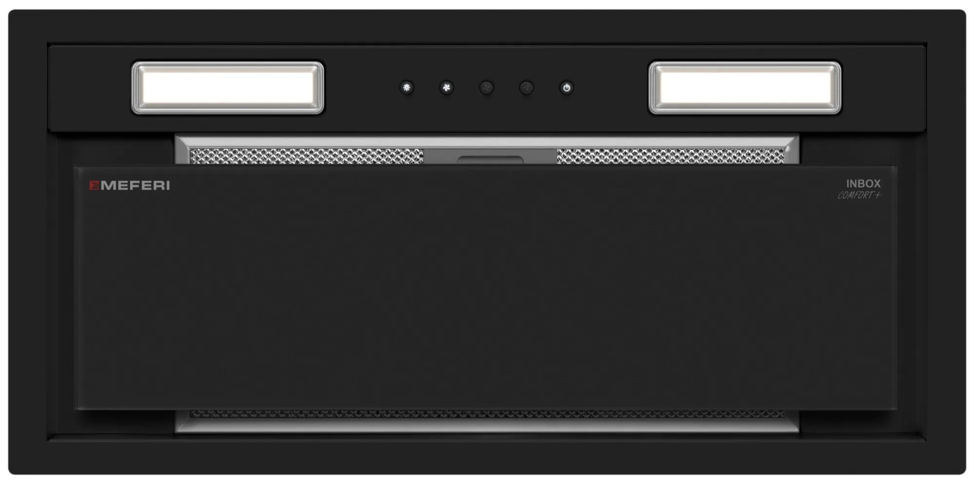 9270643 Вытяжка полновстраиваемая Meferi INBOX60BK COMFORT PLUS черный/черный STDN-0036927 - Вид №4