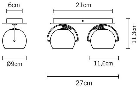Fabbian Регулируемый потолочный светильник Beluga steel sun-id-1480086 - Вид №2