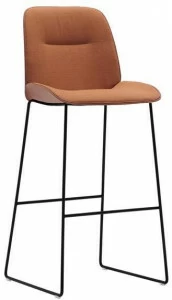 Andreu World Барный стул на санках Nuez Bq2766