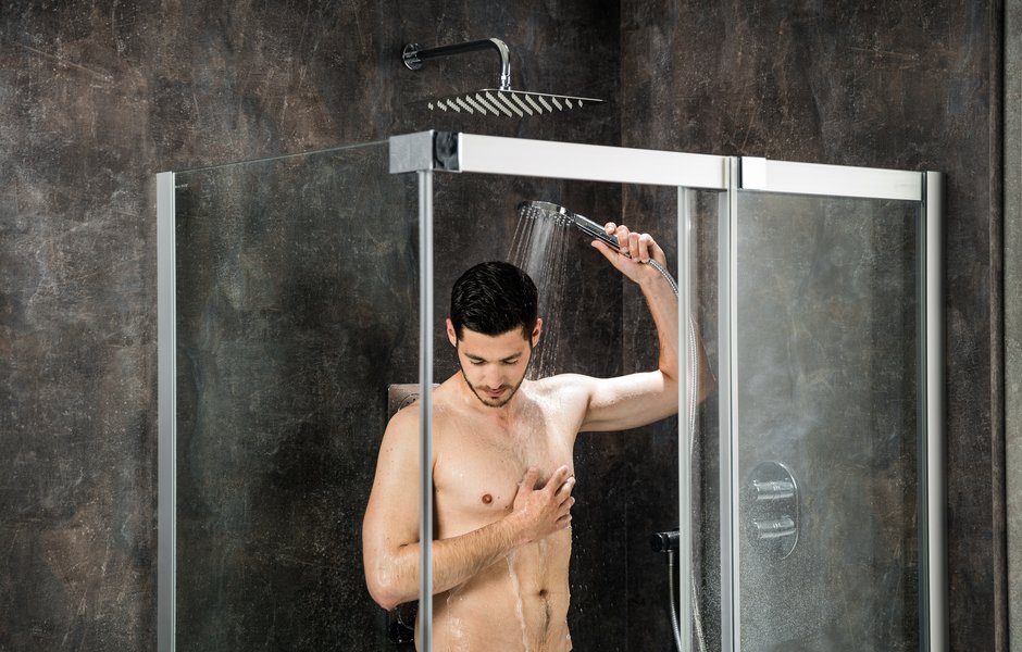 MSDPS-100/80 L белая+транспарент Ravak 0WLA4100Z1 - Вид №9