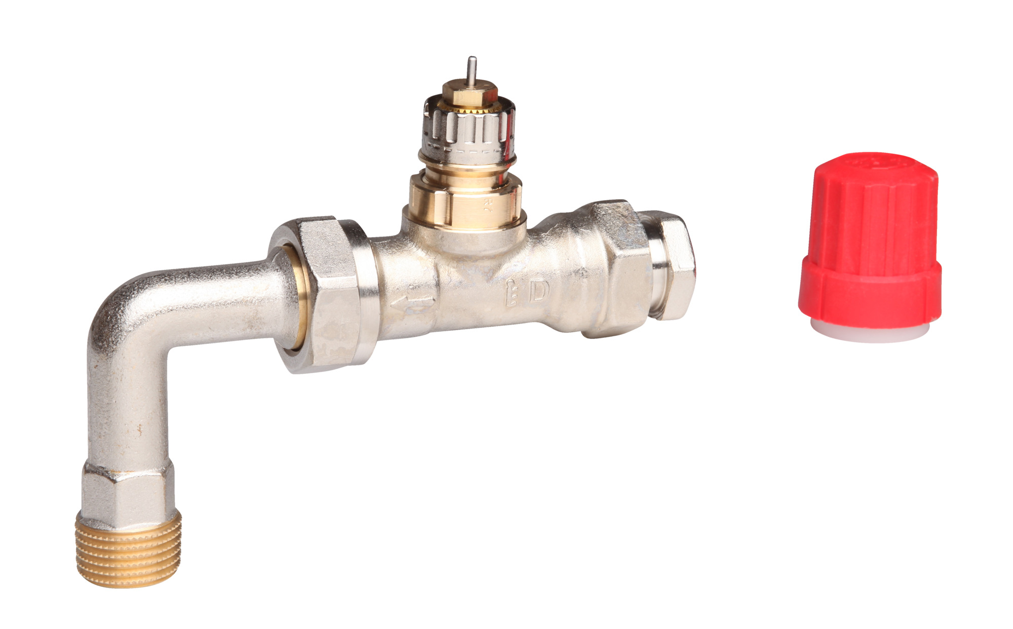 Danfoss Гарнитура RTR-K для двухтрубной насосной системы отопления Соединит. трубка для RTD-K l=650 мм 013G3378  - Вид №1