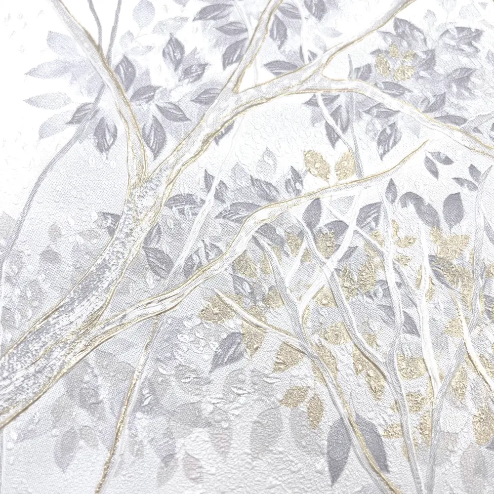 Флизелиновые обои Erismann Madeira белые 1.06 м 89400636 STLM-1455327 - Вид №1