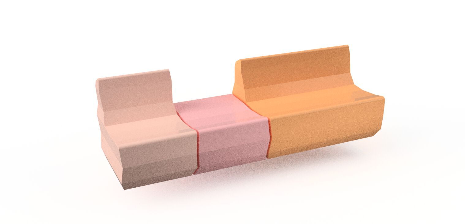 Диван с пенопластовым покрытием SIXINCH Crushed ARCH-00081296 - Вид №1