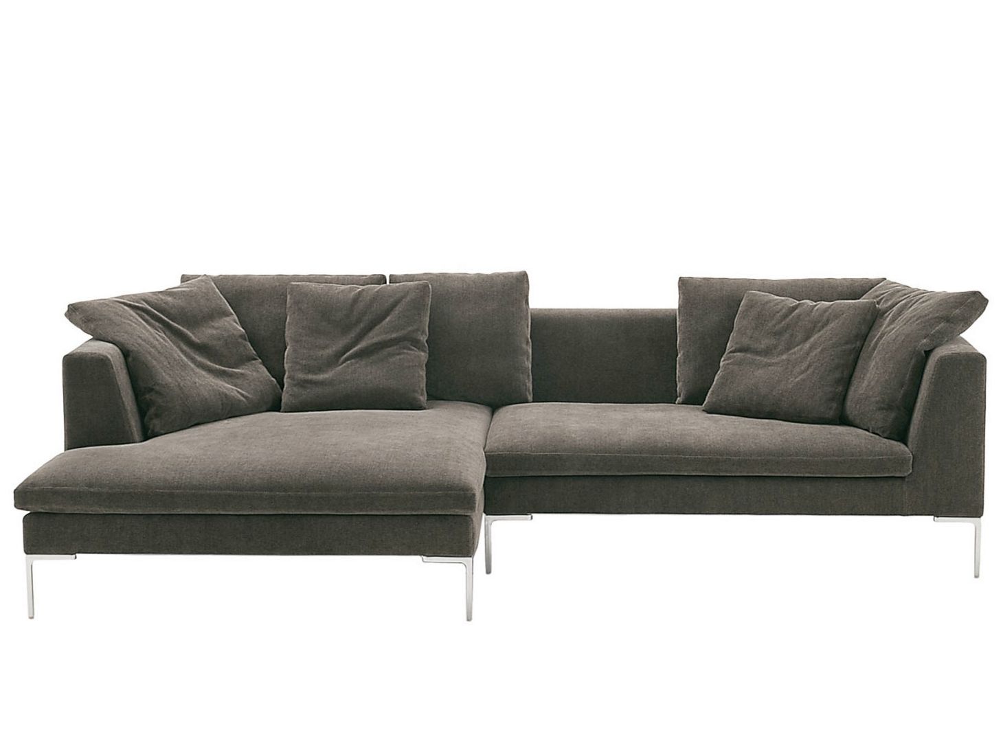 Секционный тканевый диван с полуостровом B&B Italia Charles Large ARCH-00055000 - Вид №1