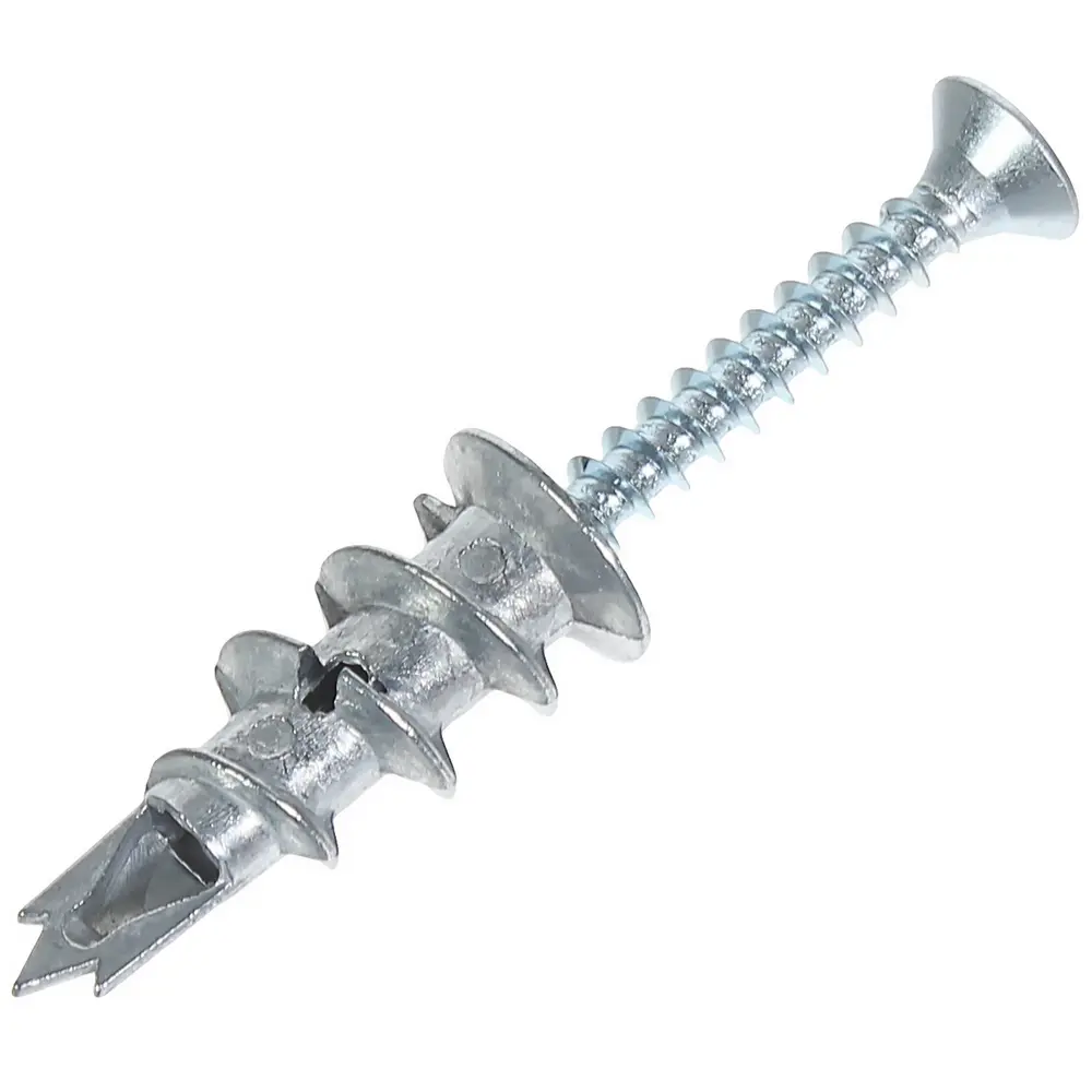 Дюбель дрива Standers 13x31 мм, с саморезом, металл, 50 шт. 81950476 STLM-2030923  - Вид №1