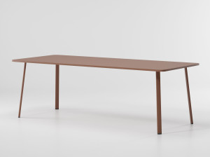 Алюминиевый прямоугольный садовый стол