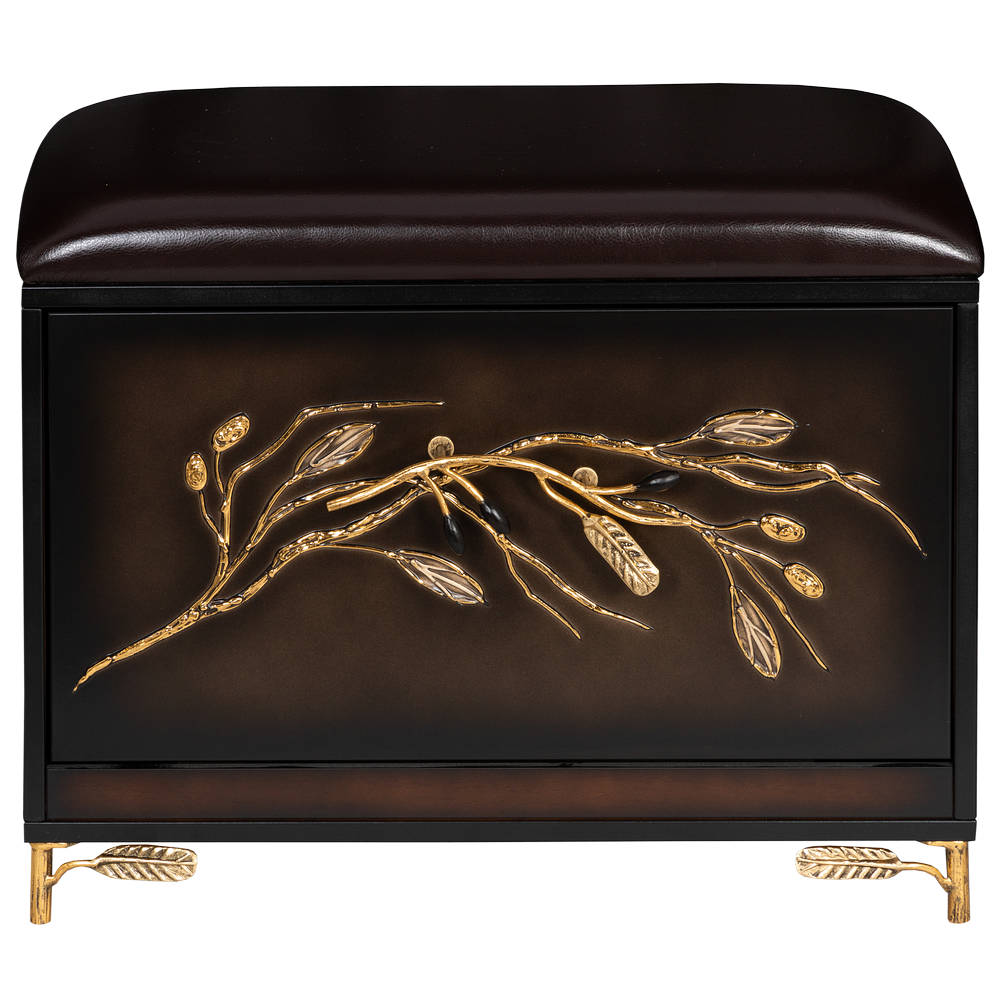 11628 Банкетка Oliva Branch Каштан Амбер BOGACHO 4627196597495 - Вид №4