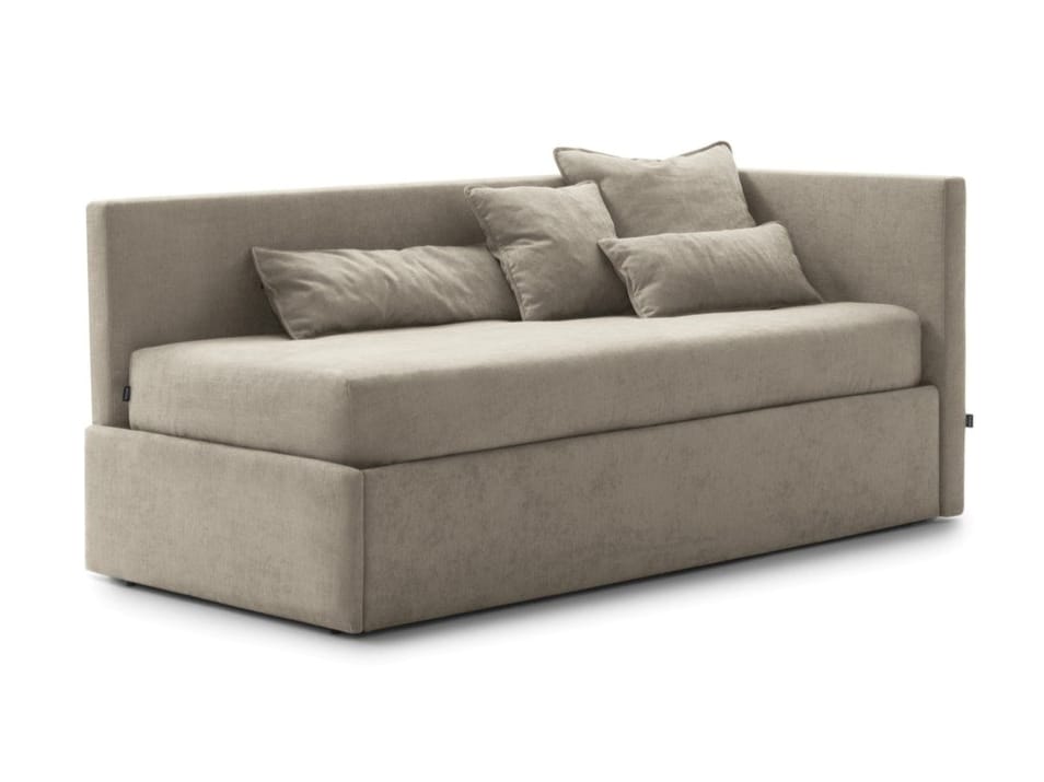 Односпальная кровать с изголовьем и боковой панелью Bolzan Point ARCH-00044758