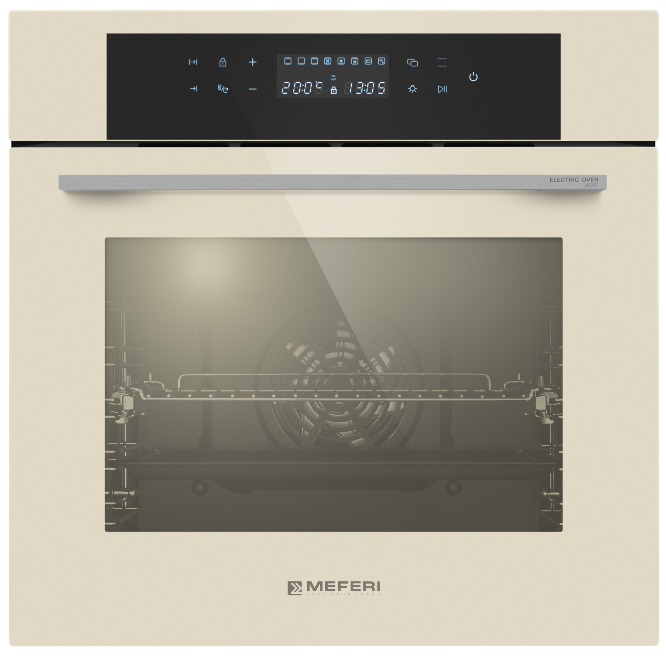 9202549 Электрический духовой шкаф Meferi MEO6010BG ULTRA бежевый STDN-0086394 - Вид №11
