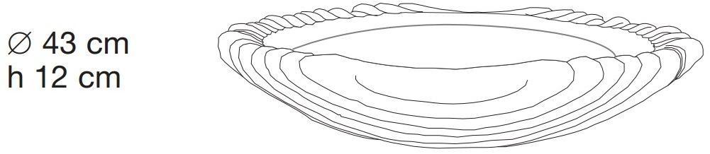Fos Ceramiche Центральное украшение из фарфора Novalis C7-06 - Вид №1