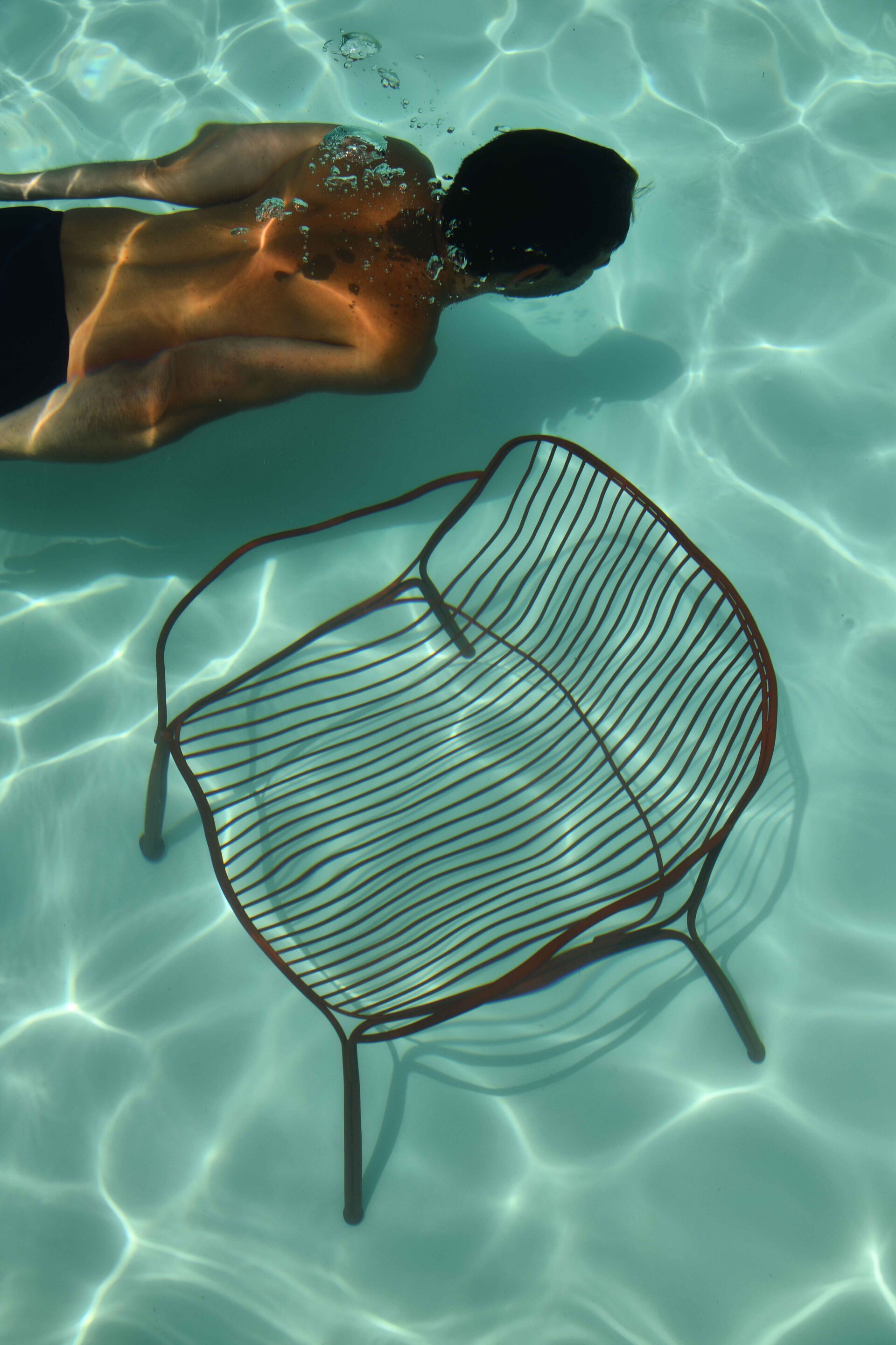 Садовое кресло из оцинкованной стали с подлокотниками Kartell Hiray ARCH-00023040 - Вид №49