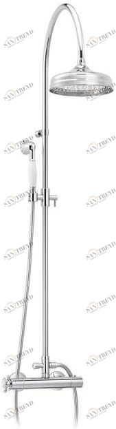 rvb Настенная душевая стойка из латуни с ручным душем 1920-1921 4520.--.74