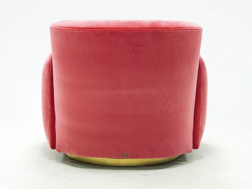 CREARTE COLLECTIONS Вращающееся бархатное кресло с подлокотниками  86  - Вид №4