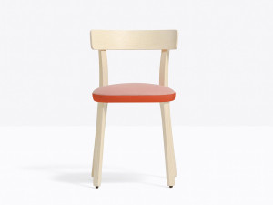 Стул из ясеня с мягким сиденьем