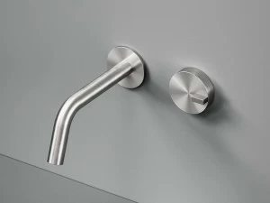 Quadrodesign Смеситель для умывальника из нержавеющей стали настенный Q