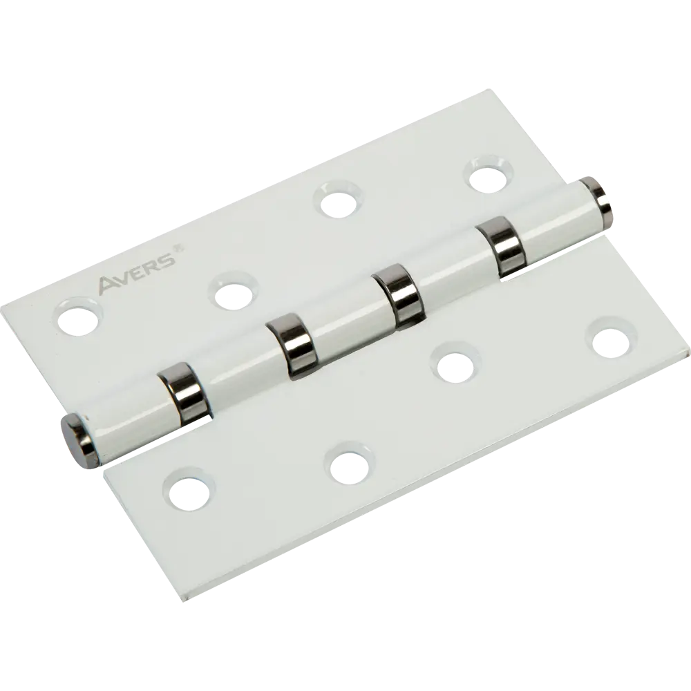 82153510 Петля универсальная B4-W/CR 100x70x2.5 мм, цвет белый STLM-0020595 AVERS 