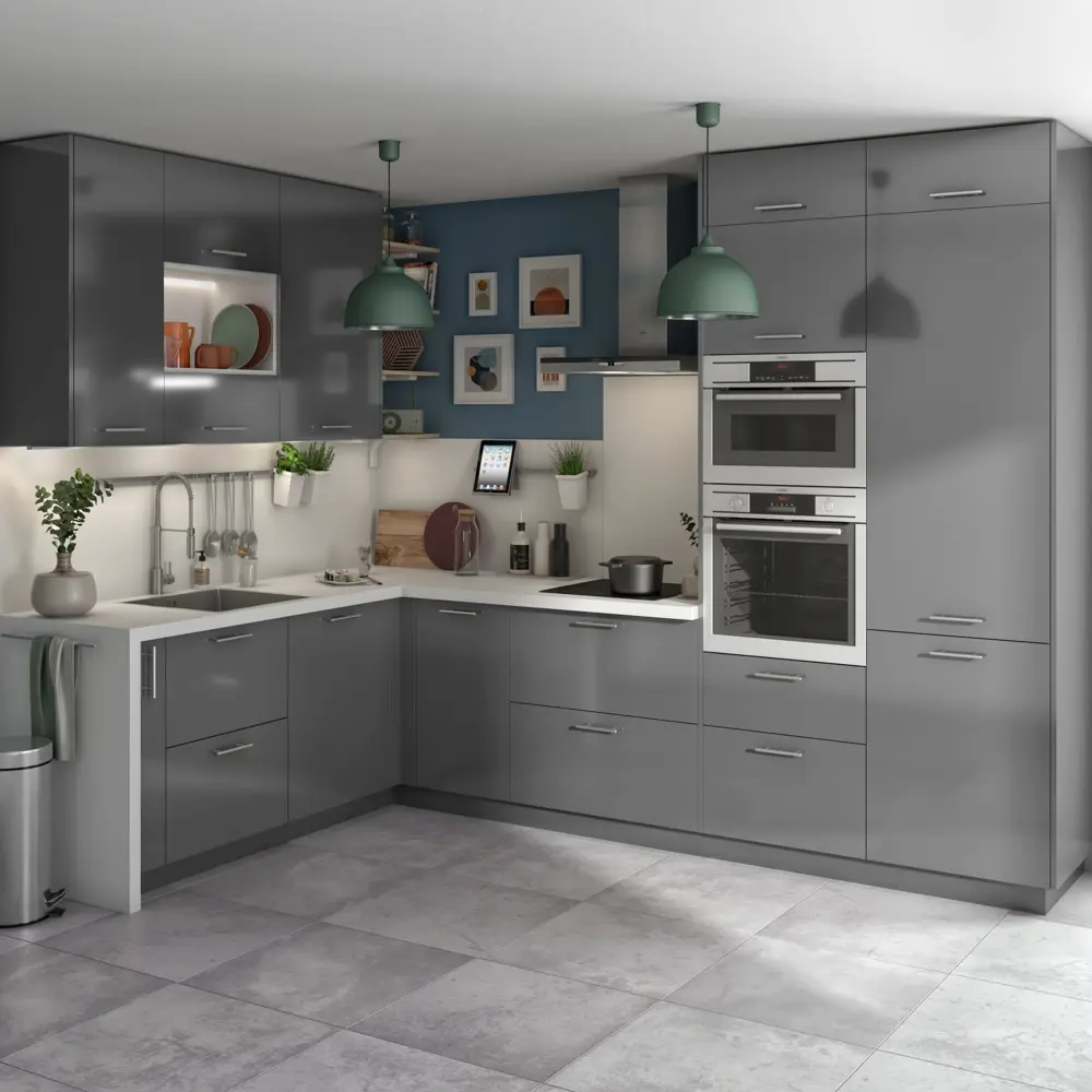 Карниз для кухни DELINIA ID Аша грей - элегантное завершение интерьера 89109959 STLM-0881139 - Вид №3