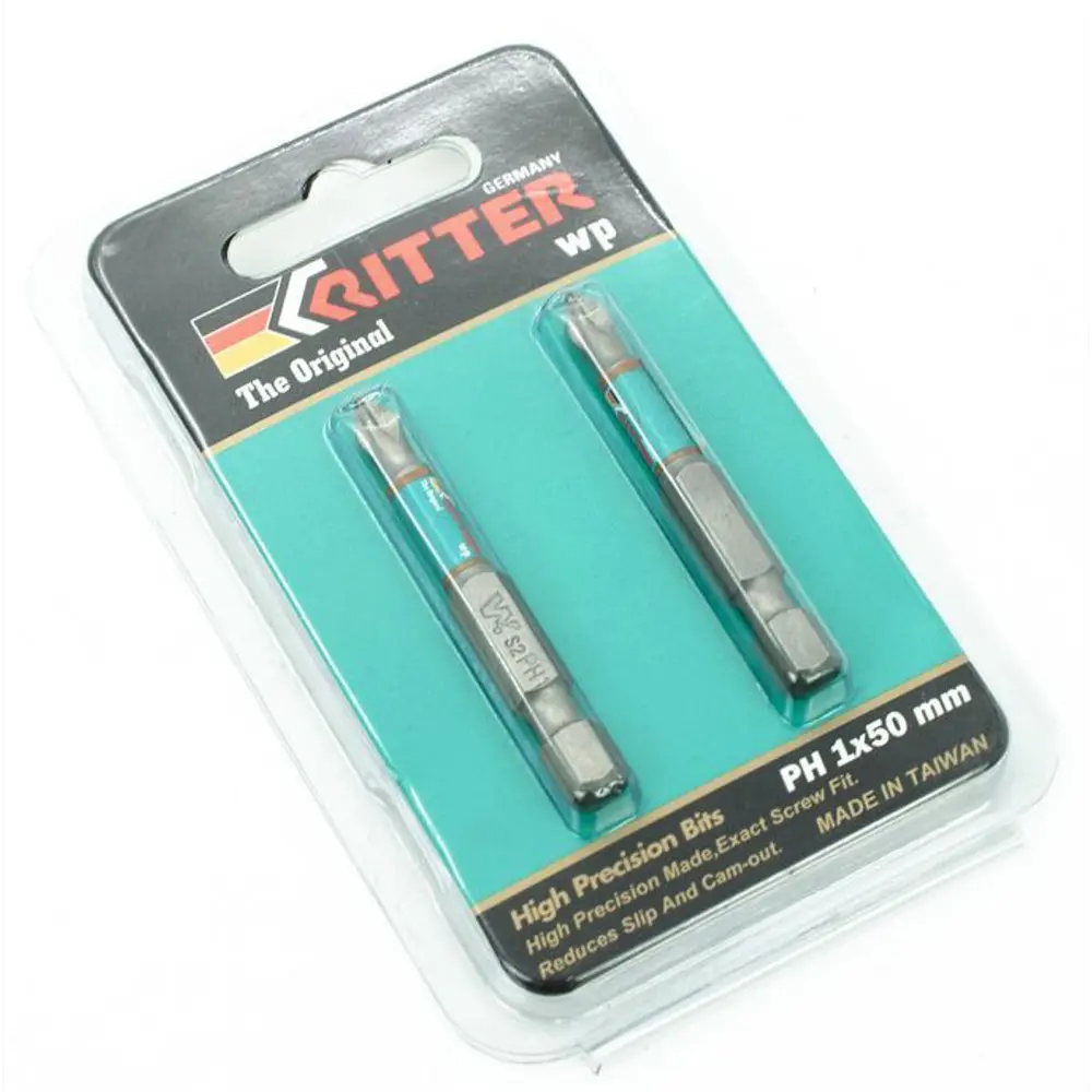 Бита магнитная Ritter WP PS20113021 PH1x50 мм, 2 шт. 89391849 STLM-2076981  - Вид №2