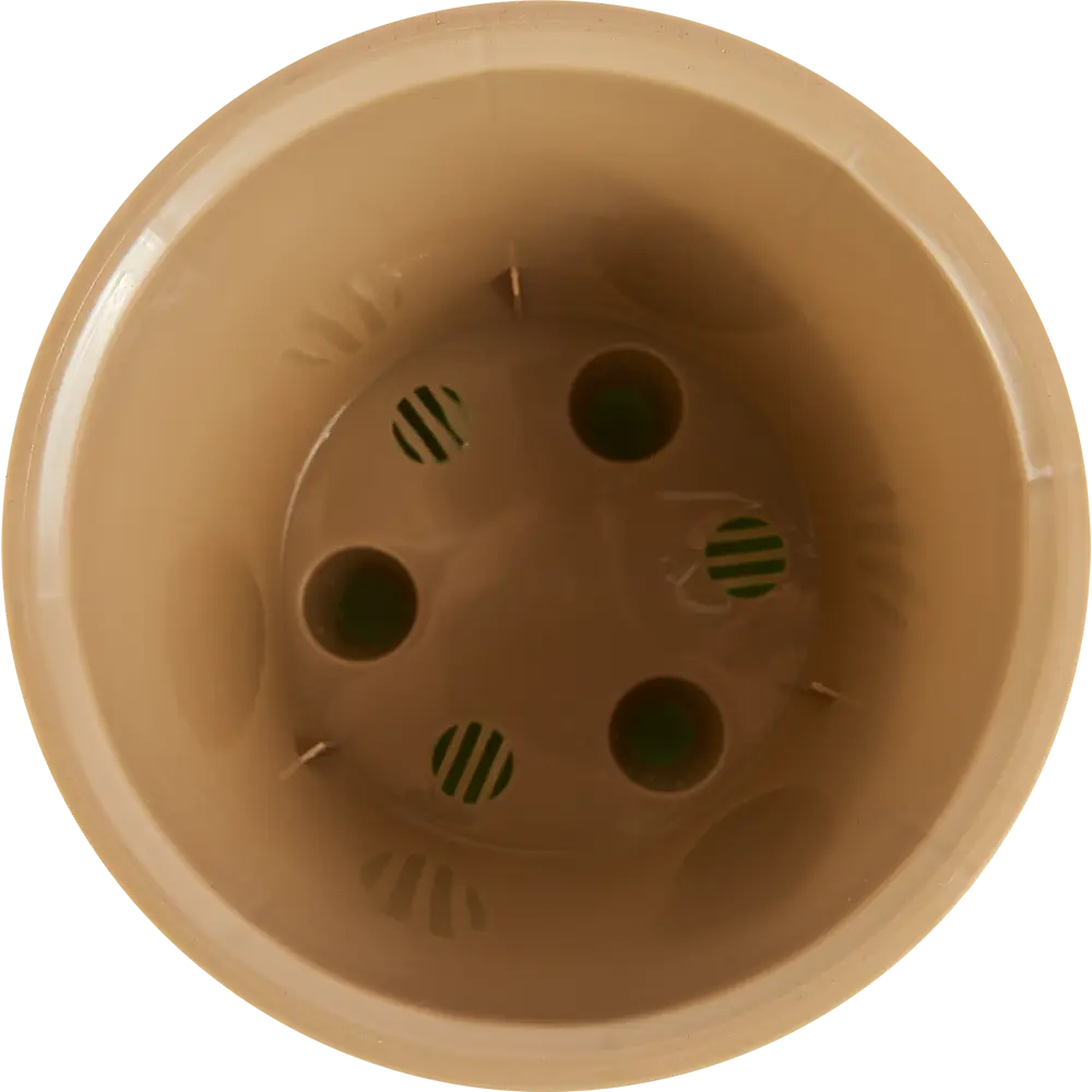 Горшок цветочный London ø15.5 h11.3 см v1 л пластик зеленый INGREEN STLM-2079266 - Вид №2