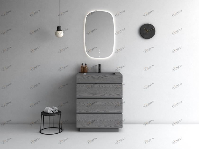 Fiora Отдельно стоящая тумба под умывальник из полиуретана с ящиками Making sun-id-1393295