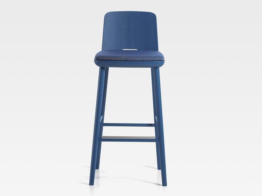 SIPA Барный стул из дерева с подставкой для ног Tablet sun-id-1350694 - Вид №1