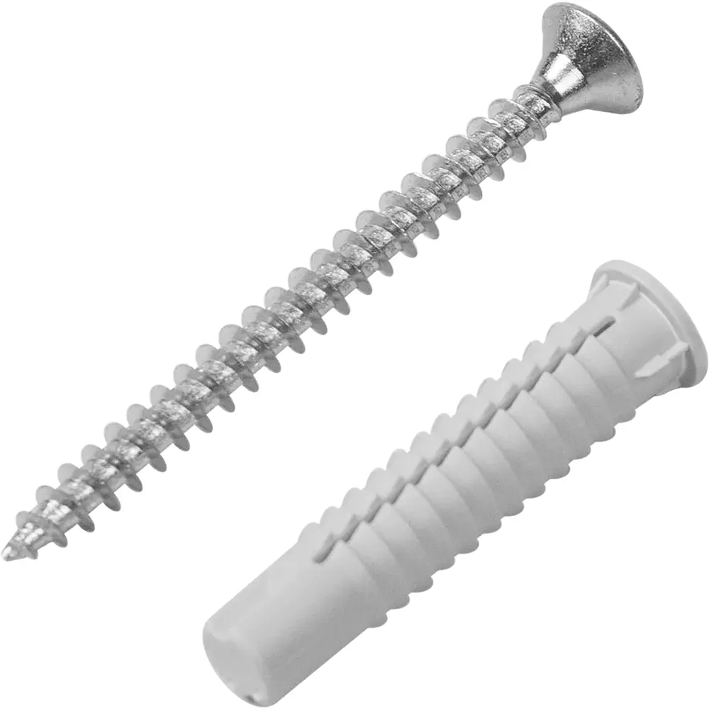 Дюбель универсальный нейлоновый Dilwis 8x40мм 8 шт. в комплекте с шурупом STLM-2026470 - Вид №4