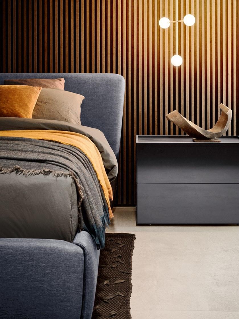 PIANCA Двуспальная кровать с обивкой из ткани sun-id-1379680 - Вид №4