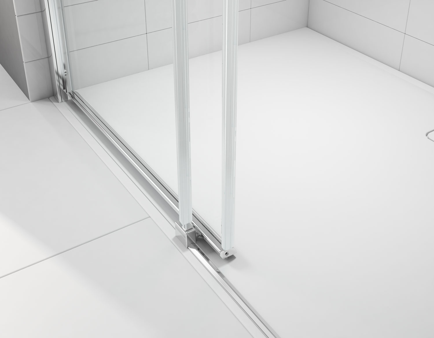 Профиль компенсационный A0315D0 Merlyn Ionic Хромированный  - Вид №2