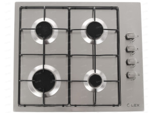 1074230 Газовая варочная поверхность LEX GVS 644-1 IX