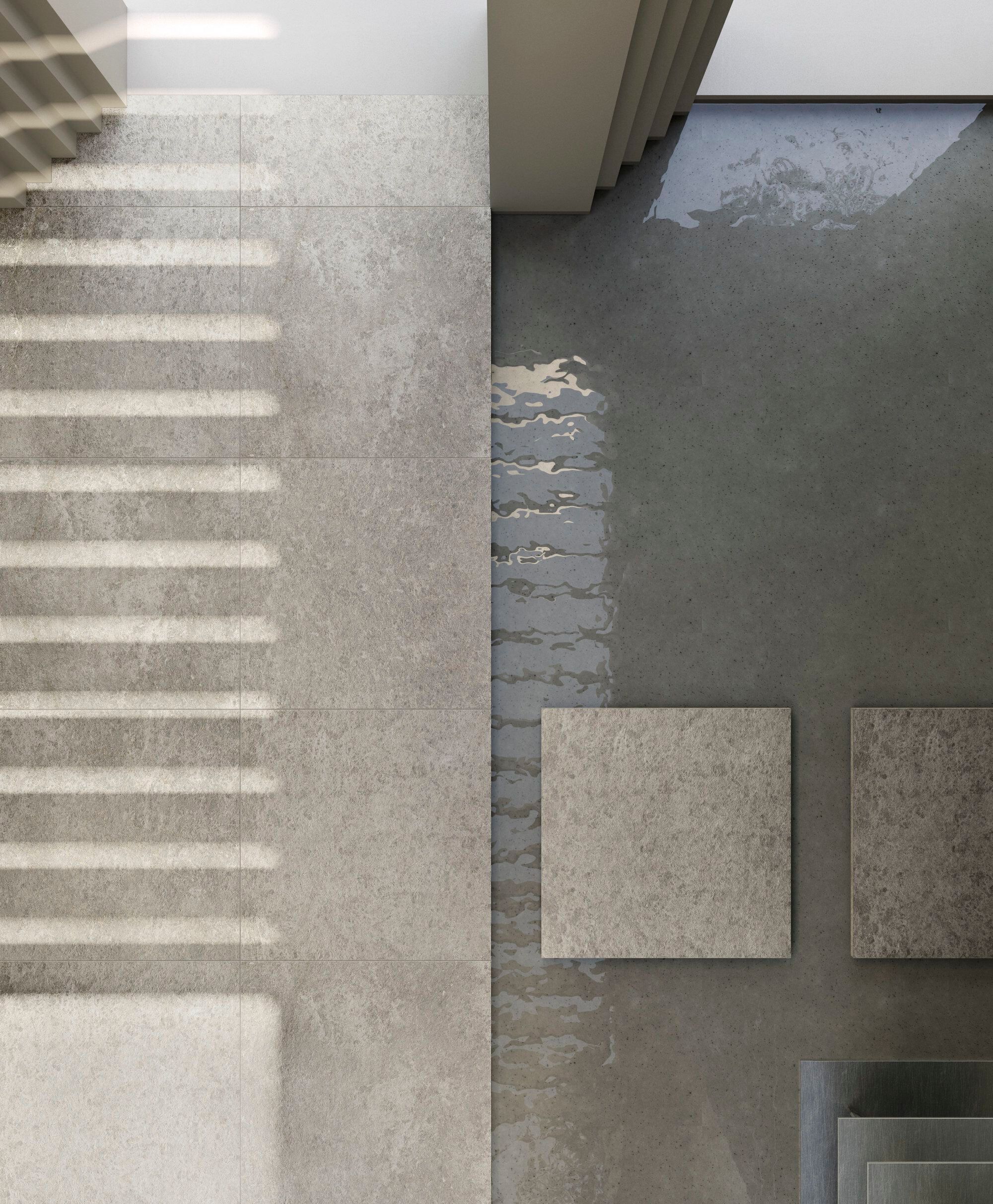 Пол / облицовка керамогранита с эффектом камня Fiandre Pulsar ARCH-00126332 - Вид №2