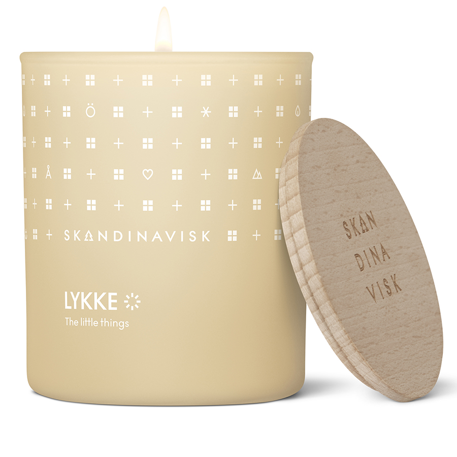 SK20108 Свеча ароматическая lykke с крышкой, 200 г (новая) S K A N D I N A V I S K  - Вид №4