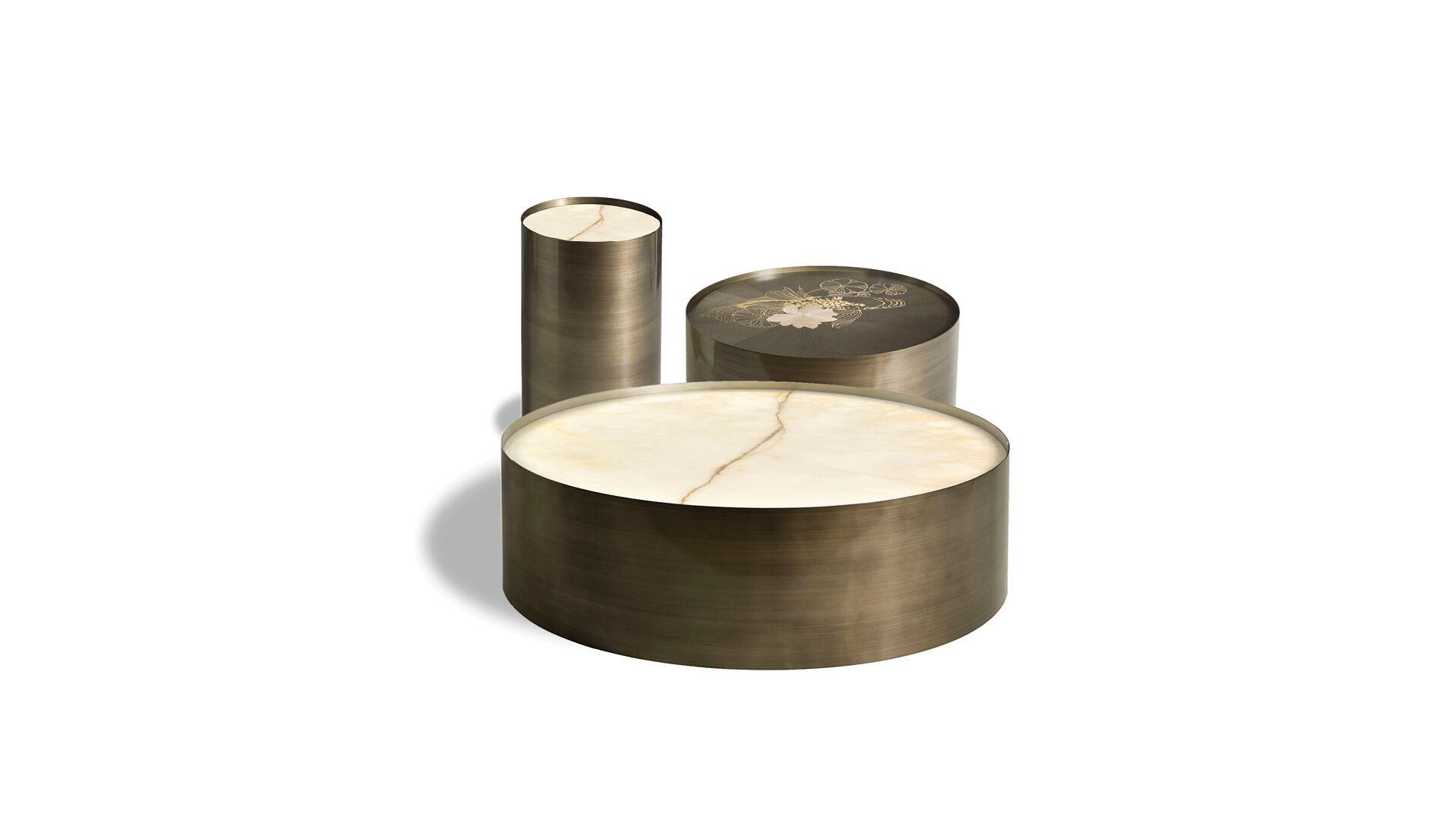 Металлический цилиндр журнальный столик ANGELO CAPPELLINI New Classic Interiors ARCH-00039126 - Вид №3