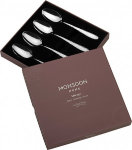 10612787 Arthur Price Набор ложек сервировочных Arthur Price "Мираж.Монсун", 4шт, п/к Сталь 18/10