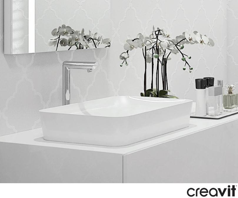 UL060-00CB00E-0000 Раковина UL060 мебельная (40*60 см) Creavit  - Вид №5